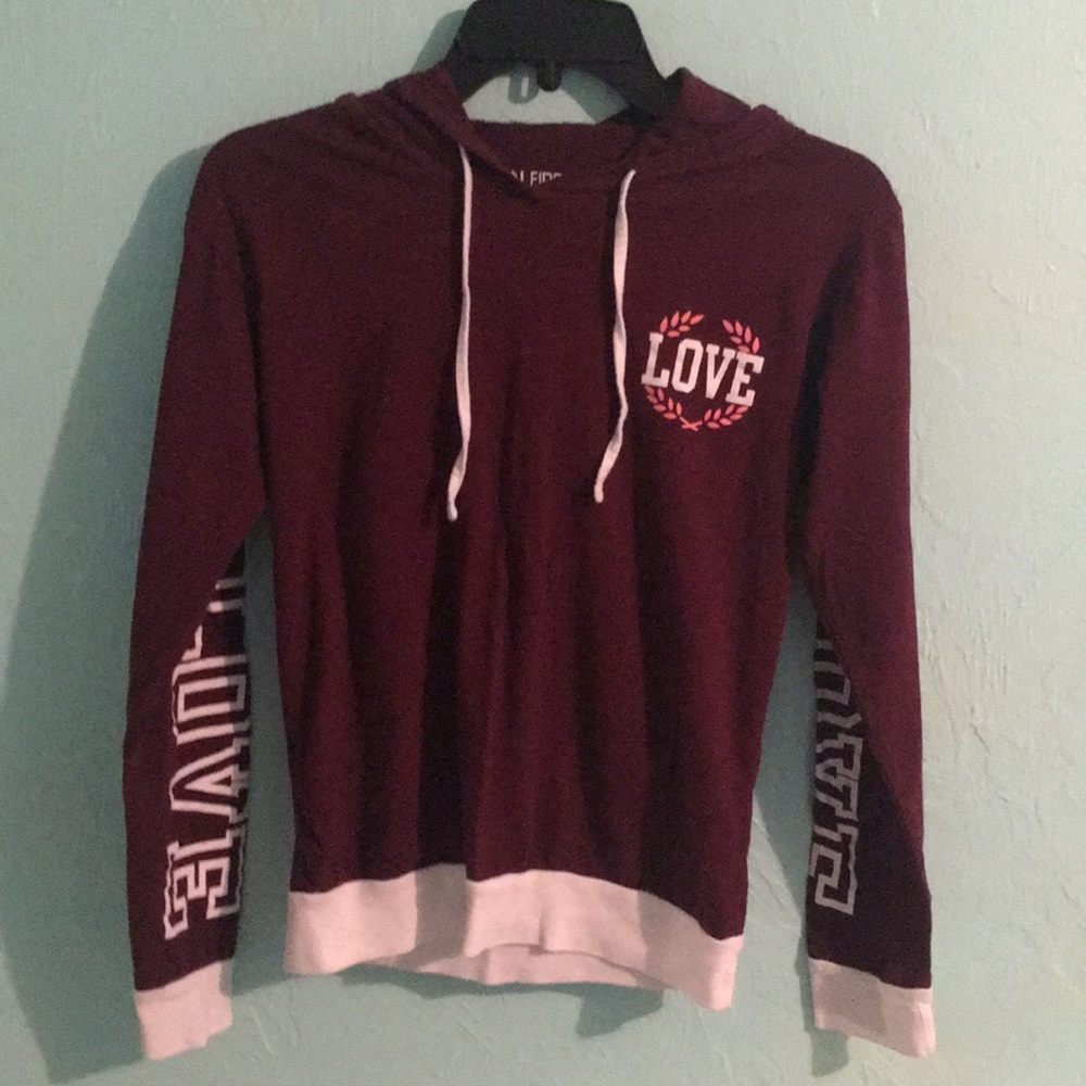 Maroon hoodie